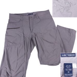 Arc'teryx Perimeter Pants Men 38x32 Gray Hiking Climbing Nylon Stretch Outdoor